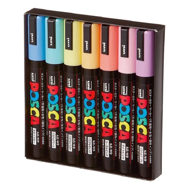 Set Carioci Posca PC 3M Color Set 7 Colorit