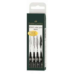 Seturi 4 Linere Faber Castell Pitt Artist Pen - Fc1671Xx