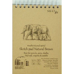 Bloc Desen Authentic Skecth Pad Brown - Bloc Desen Authentic Skecth Pad Brown -5Eb-80Ts_Ntb