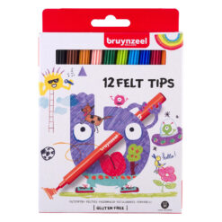 Set 12 carioci Bruynzeel Felt Tip