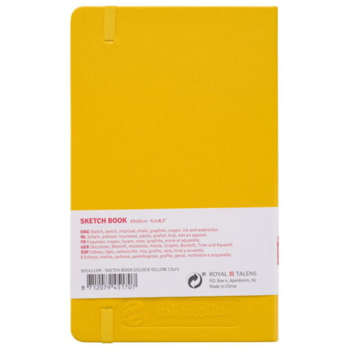 Caiete De Schite Art Creation Sketchbook Yellow 13 X 21 Cm