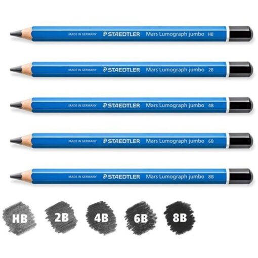 Creioane Staedtler Lumograph Jumbo Black 100