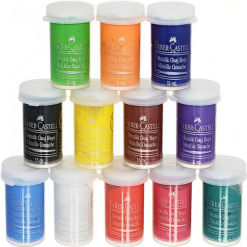 Set Guase Fabber Castell Glitter 12 X 15 Ml - Fc160404