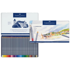 Set Creioane Colorate Gold Faber Aqua 36