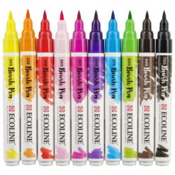 Set Carioci Ecoline Brushpen Bright 10