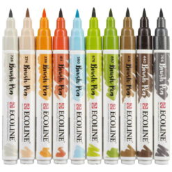 Set Carioci Ecoline Brushpen Architect 10