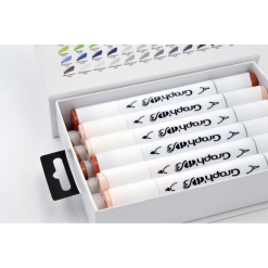 Set Carioci Tip Pensula Graphit Marker 12 - People