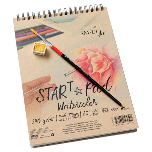 Start Pad Spiral Watercolor 240Gr 20Sh A5