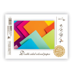 Bloc de desen SM.LT School Gold Double Sided Colored 80 gr A4