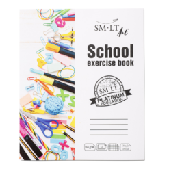 Caiet scolar matematica Smlt School Platinum 17/21 cm