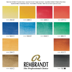 Set Acuarele Rembrandt Mono Pigmented 12 - 05838690