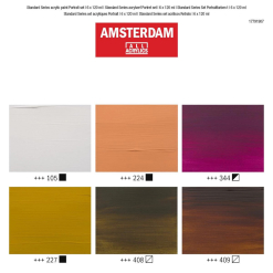 Set Culori Acrilice Amsterdam Portrait 6X120Ml