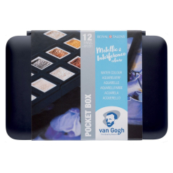 Set Acuarele Van Gogh Pocket Box Metallic & Interference