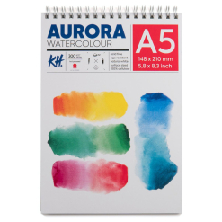 Bloc Desen Aurora Watercolour Spiral Hot Pressed - 377003Xxx