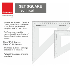 Setul De Geometrie Isomars Techincal Stc180 - 8904313904241