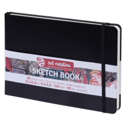 Bloc De Desen Art Creation Sketch Book Black