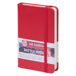 Art Creation Sketch Book Red