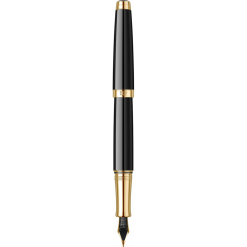 Stilou Leman Ebony Black Gt Cu Penita Aur 18K - 4799282