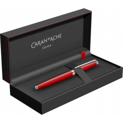 Pix Cu Gel Caran D'Ache Leman Slim Scarlet Red Srt - 4771770