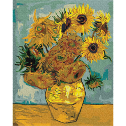 Pictura pe numere - sunflowers. van gogh