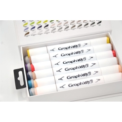 Set Carioci Graphit Brush Marker 12 - Comics - Gi80111