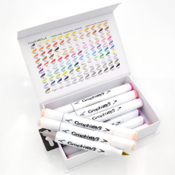 Set Carioci Graphit Brush Marker 12 - Manga Shojo - Gi80116