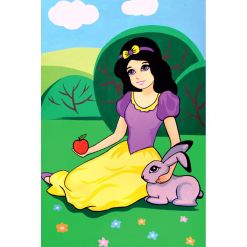 Carton Panzat Cu Desen 20 X 30Cm - Snow White