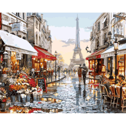 Pictura pe numere - paris after rain