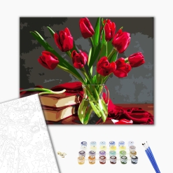 Pictura Pe Numere - Bouquet Of Tulips - Gx8115