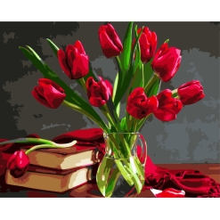 Pictura Pe Numere - Bouquet Of Tulips - Gx8115