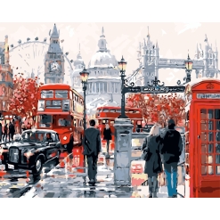 Pictura Pe Numere - The Charm Of London - Gx8362