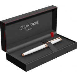 Pix Cu Gel Caran D'Ache Leman Slim White Pgt - 4771001