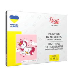 Set Pictura Pe Numere Rosa 35X45 „Star Unicorn“