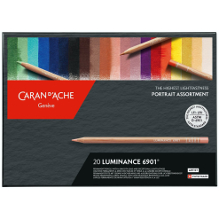 Set Creioane Colorate Caran D'Ache Luminance 20 Portrait - 6901.920