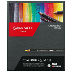 Set Creioane Colorate Caran D'Ache Museum 12 - 3510.312