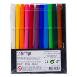 Set Carioci Bruynzeel Felt Tip Set Dark