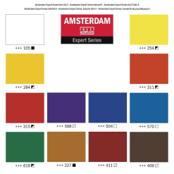 Set Culori Acrilice Amsterdam Expert 12 X 20 Ml. - 19820412