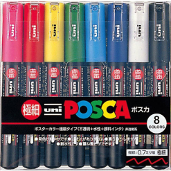 Set Markere Posca Pc-1Mc - 8 Culori