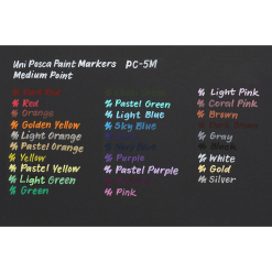 Set Markere Posca Medium Point Pc-5Mc - 8 Culori