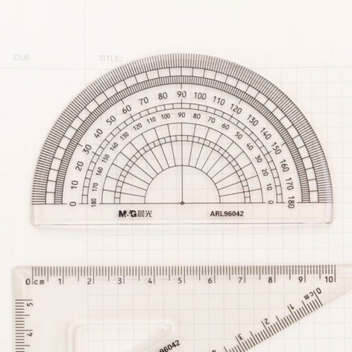 Set Geometrie 4 Piese Cu Penar