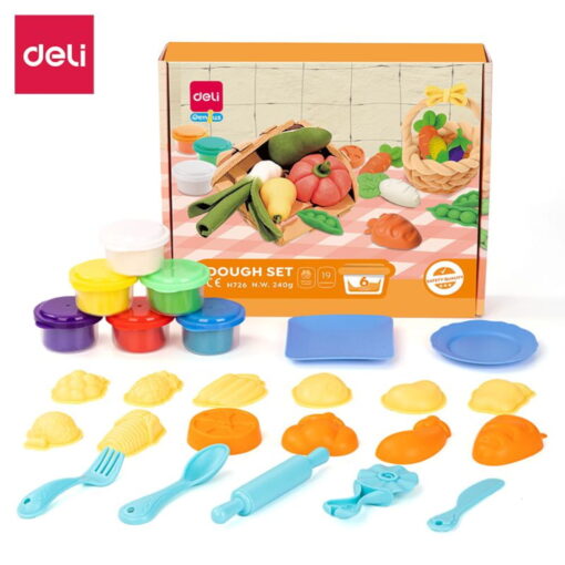 Set Creativ Plastilina Fructe Si Legume