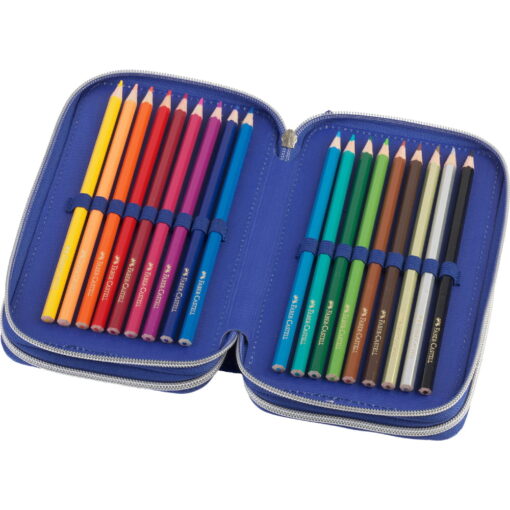 Penar Echipat 3 Fermoare Dinozaur Faber Castell