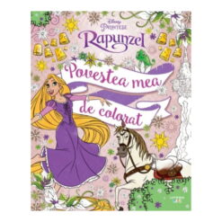 Carte de colorat Disney Rapunzel