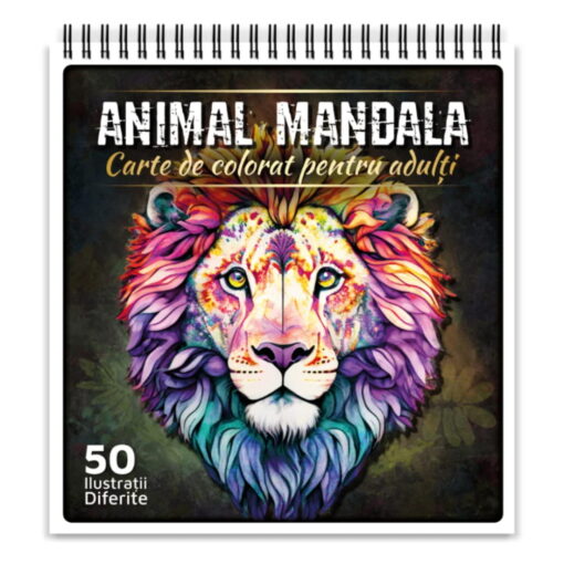 Carte de Colorat - Animal Mandala