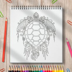 Carte de Colorat - Animal Mandala 2