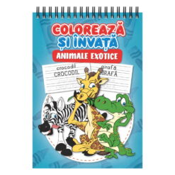 Coloreaza si invata – Animale Exotice