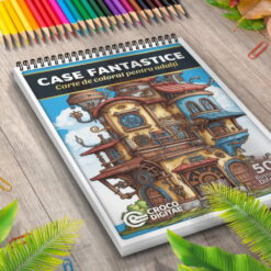 Carte de Colorat - Case Fantastice