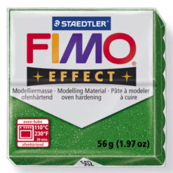 Pasta Polimerica FIMO Effect - Glitter Green 56 Gr.