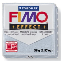 Pasta Polimerica FIMO Effect - Glitter Silver 56 Gr.