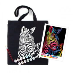 Set creativ Rosa Ecobag Bright Zebra